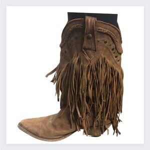 Liberty Black Fringe Boots